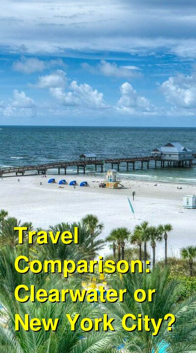 Clearwater vs. New York City Travel Comparison