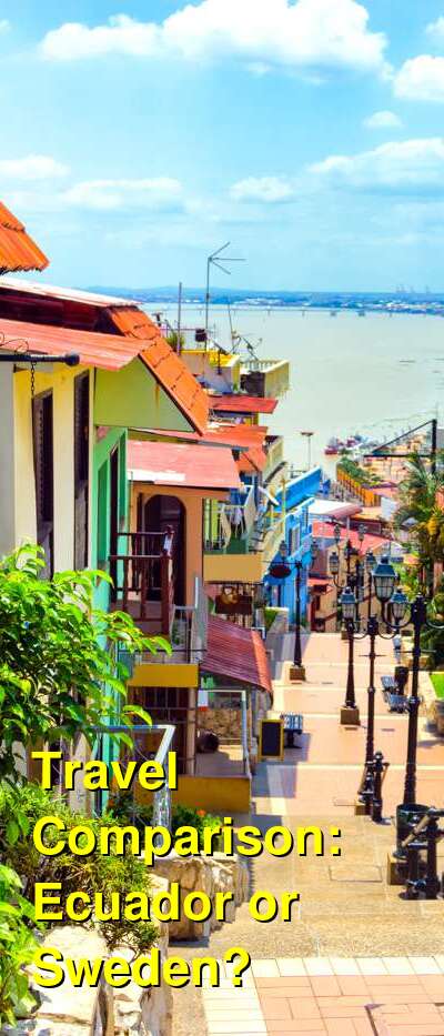Ecuador vs. Sweden Travel Comparison