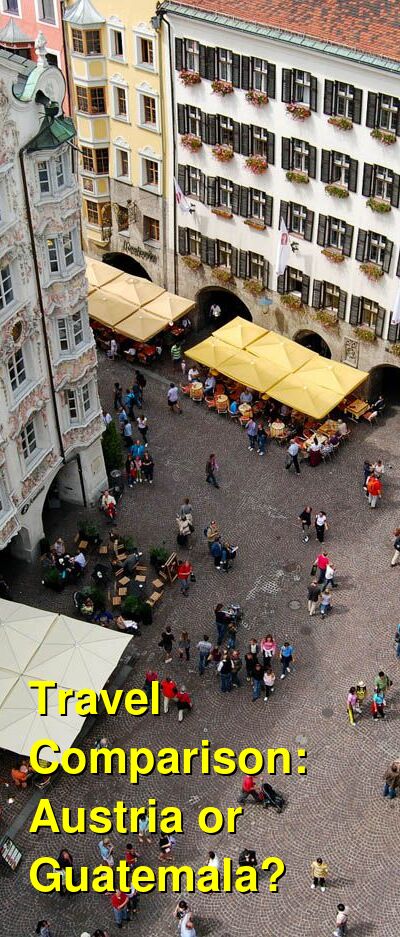 Austria vs. Guatemala Travel Comparison
