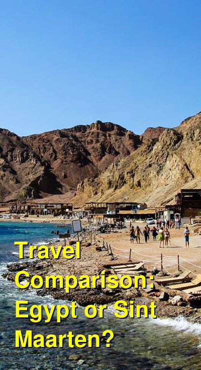 Egypt vs. Sint Maarten Travel Comparison