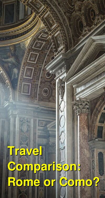 Rome vs. Como Travel Comparison