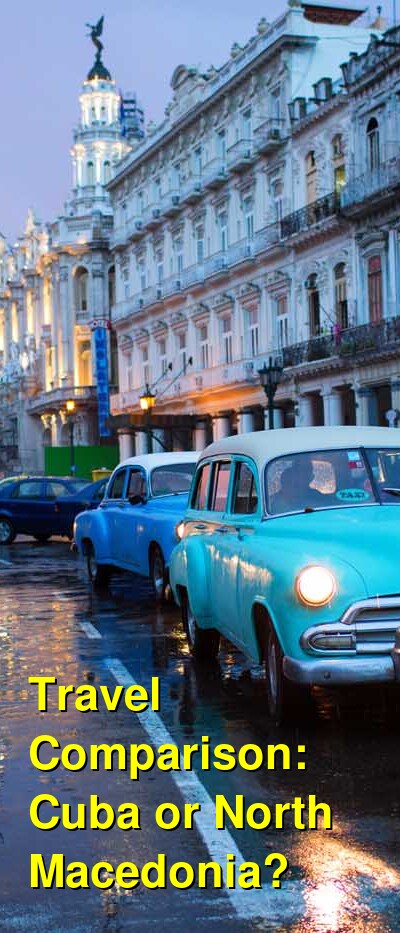 Cuba vs. North Macedonia Travel Comparison
