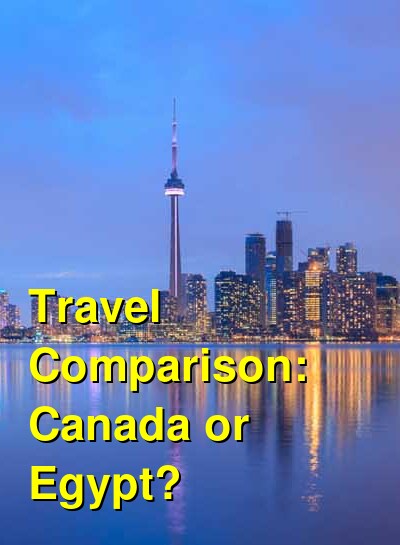 Canada vs. Egypt Travel Comparison