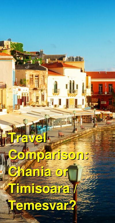Chania vs. Timisoara / Temesvar Travel Comparison