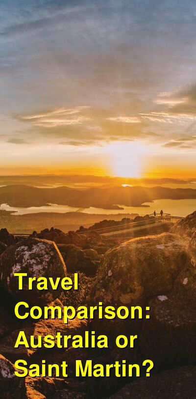Australia vs. Saint Martin Travel Comparison