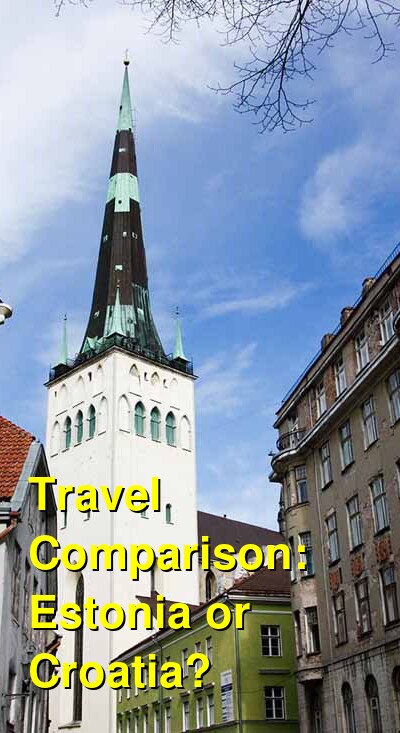 Estonia vs. Croatia Travel Comparison