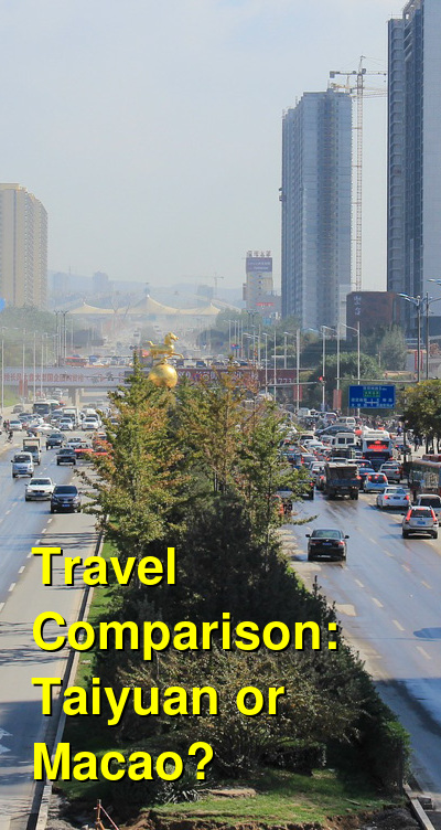 Taiyuan vs. Macao Travel Comparison