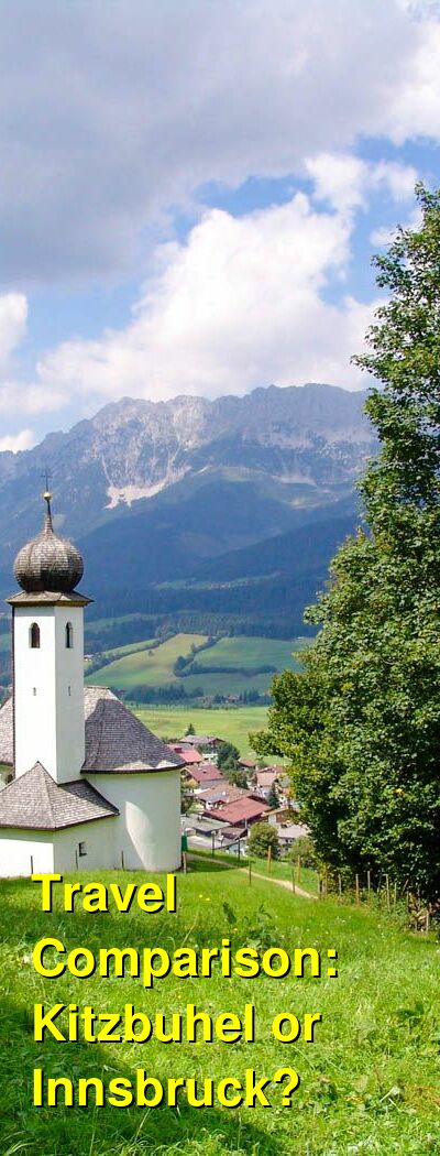 Kitzbuhel vs. Innsbruck Travel Comparison