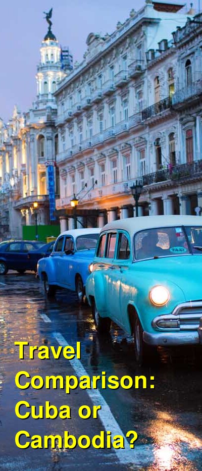 Cuba vs. Cambodia Travel Comparison