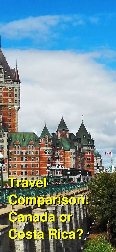 Canada vs. Costa Rica Travel Comparison