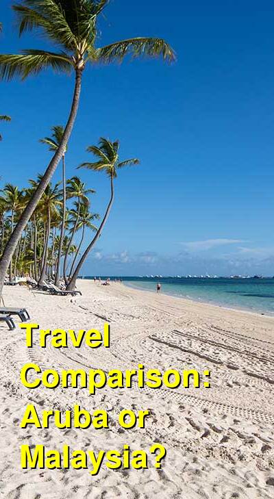 Aruba vs. Malaysia Travel Comparison