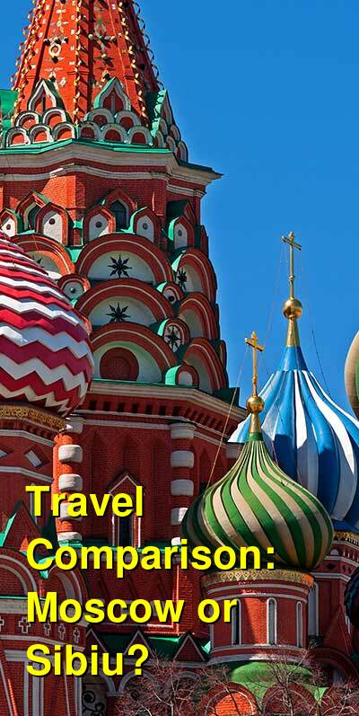 Moscow vs. Sibiu Travel Comparison