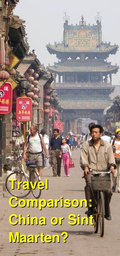China vs. Sint Maarten Travel Comparison