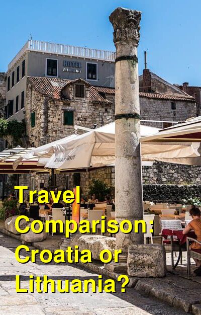 Croatia vs. Lithuania Travel Comparison