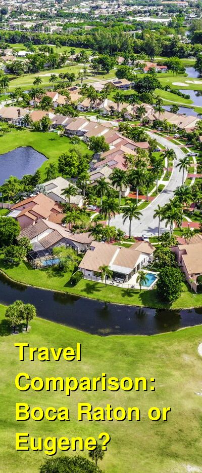 Should I Visit Boca Raton or Eugene for Vacation? Which is Better ...