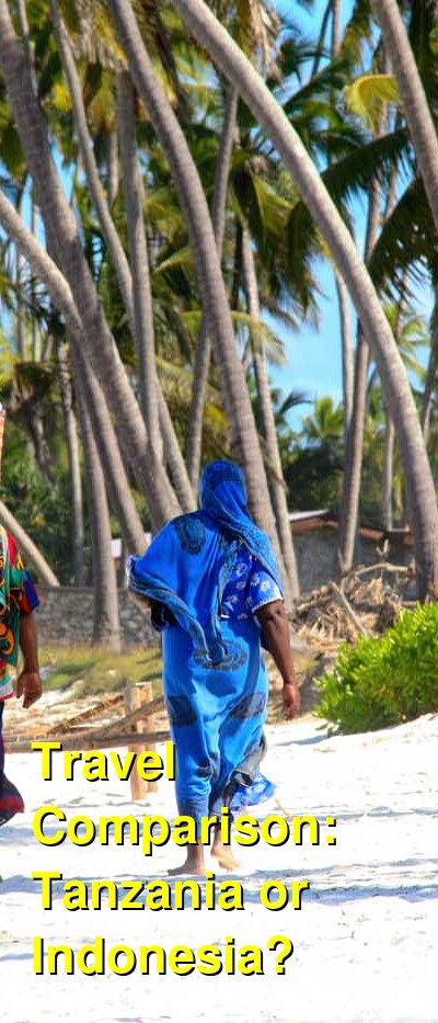 Tanzania vs. Indonesia Travel Comparison
