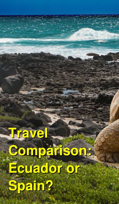 Ecuador vs. Spain Travel Comparison