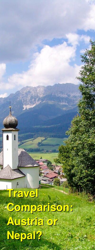 Austria vs. Nepal Travel Comparison