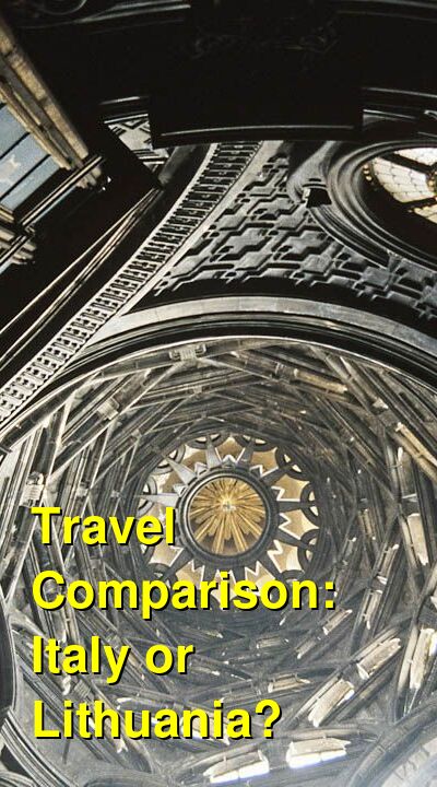 Italy vs. Lithuania Travel Comparison