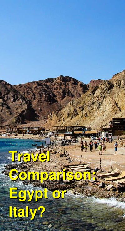 Egypt vs. Italy Travel Comparison