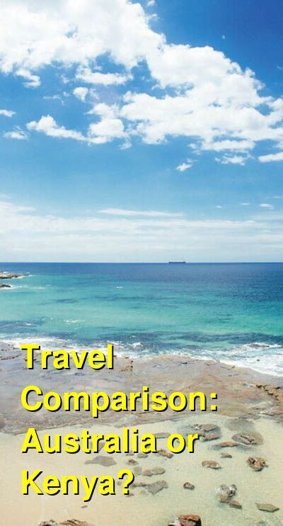 Australia vs. Kenya Travel Comparison