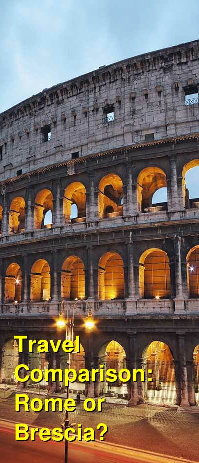 Rome vs. Brescia Travel Comparison