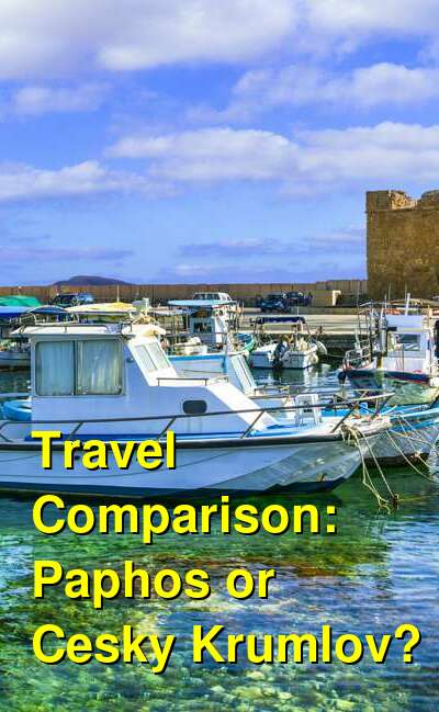 Paphos vs. Cesky Krumlov Travel Comparison