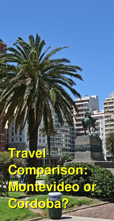 Montevideo vs. Cordoba Travel Comparison
