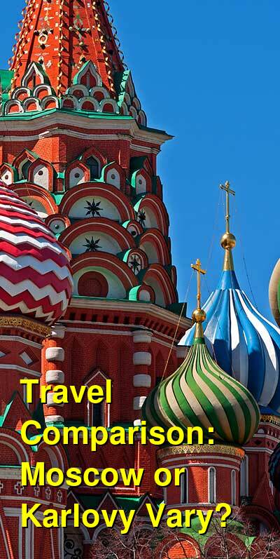 Moscow vs. Karlovy Vary Travel Comparison