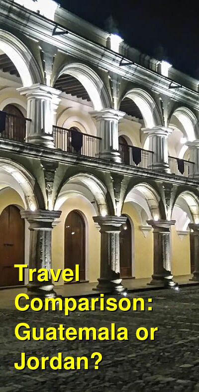 Guatemala vs. Jordan Travel Comparison