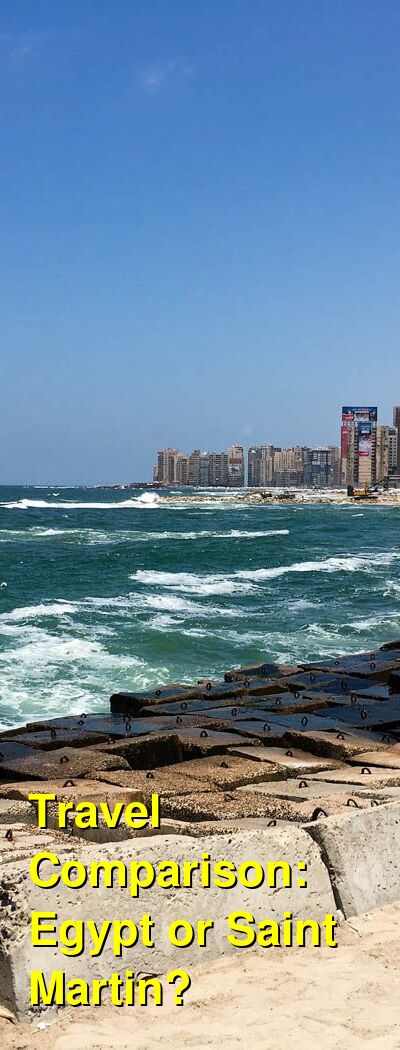 Egypt vs. Saint Martin Travel Comparison