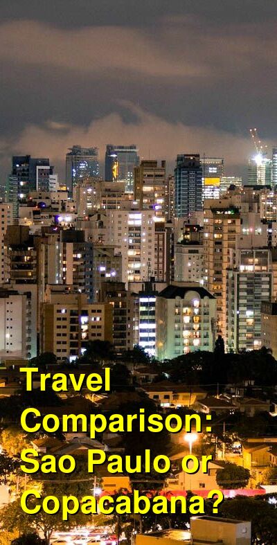 Sao Paulo vs. Copacabana Travel Comparison