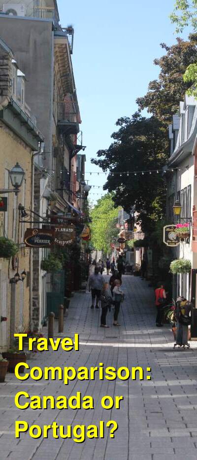 Canada vs. Portugal Travel Comparison