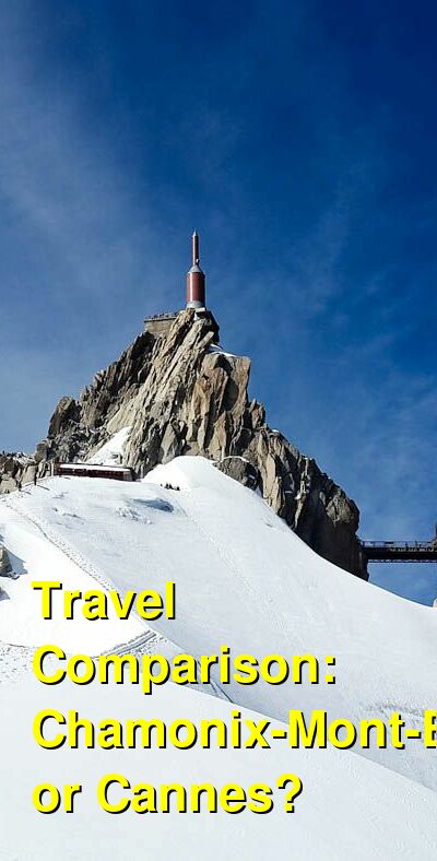 Chamonix-Mont-Blanc vs. Cannes Travel Comparison