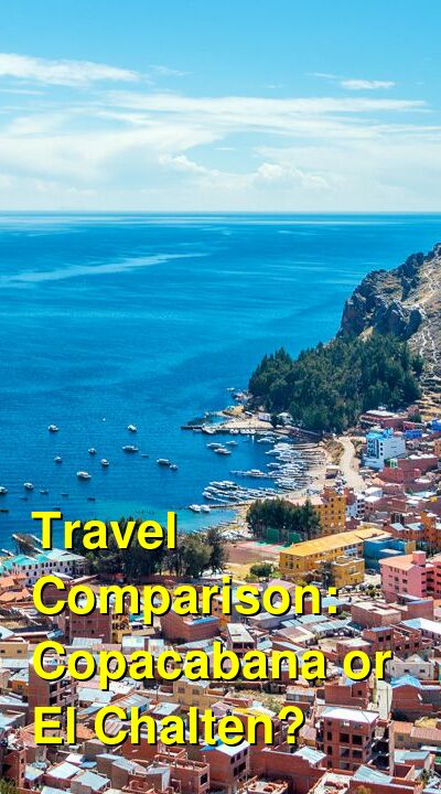 Copacabana vs. El Chalten Travel Comparison