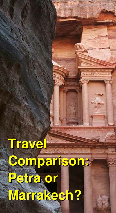Petra vs. Marrakech Travel Comparison