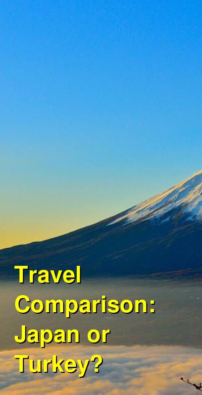 Japan vs. Turkey Travel Comparison