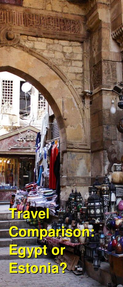 Estonia vs. Egypt Travel Comparison