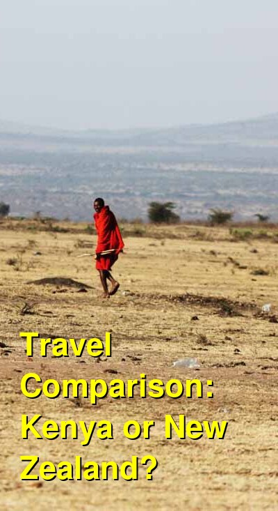 Kenya vs. New Zealand Travel Comparison