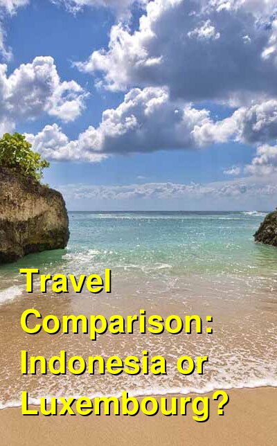 Indonesia vs. Luxembourg Travel Comparison