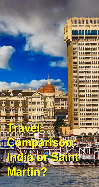 India vs. Saint Martin Travel Comparison