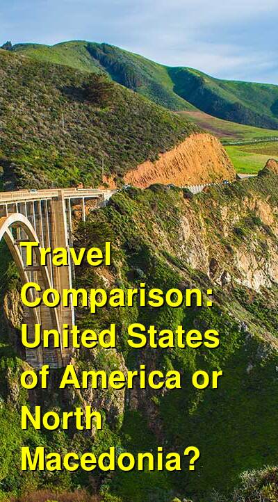USA vs. North Macedonia Travel Comparison
