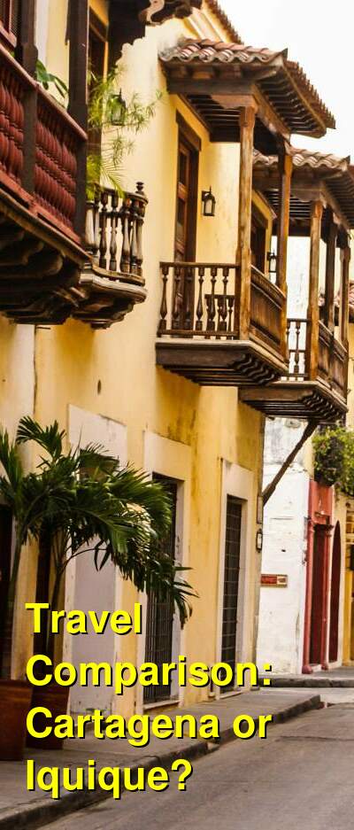 Cartagena vs. Iquique Travel Comparison
