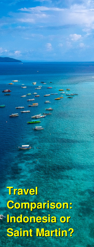 Indonesia vs. Saint Martin Travel Comparison
