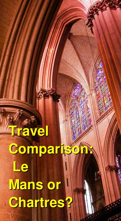 Le Mans vs. Chartres Travel Comparison