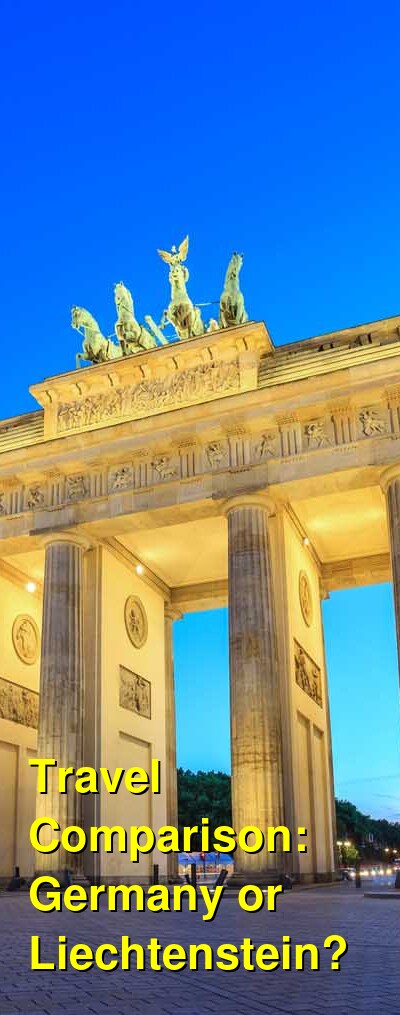 Germany vs. Liechtenstein Travel Comparison