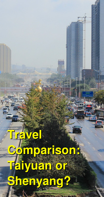 Taiyuan vs. Shenyang Travel Comparison