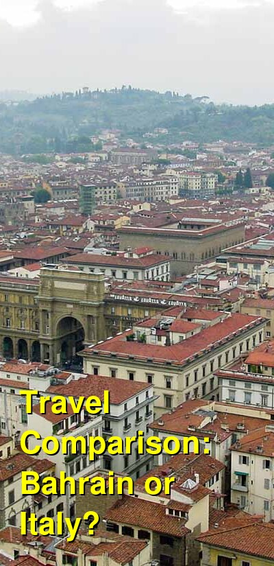 Bahrain vs. Italy Travel Comparison
