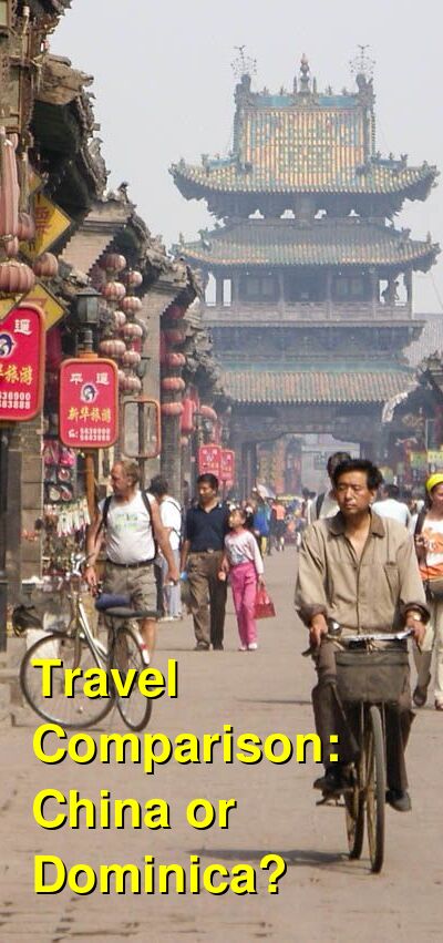 China vs. Dominica Travel Comparison