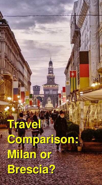 Milan vs. Brescia Travel Comparison